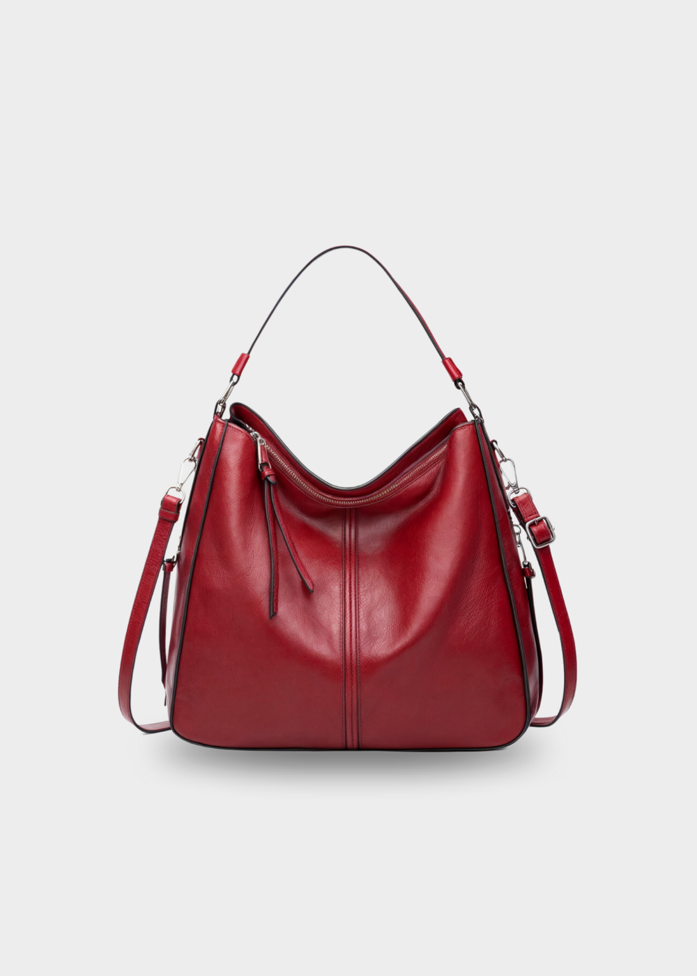 Bianca | Large Vegan Leather Shoulder Bag