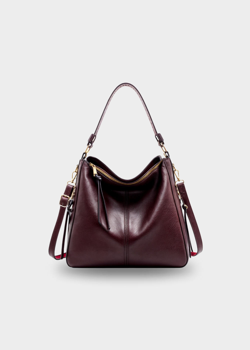 Bianca | Large Vegan Leather Shoulder Bag