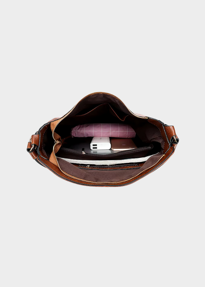 Bianca | Large Vegan Leather Shoulder Bag