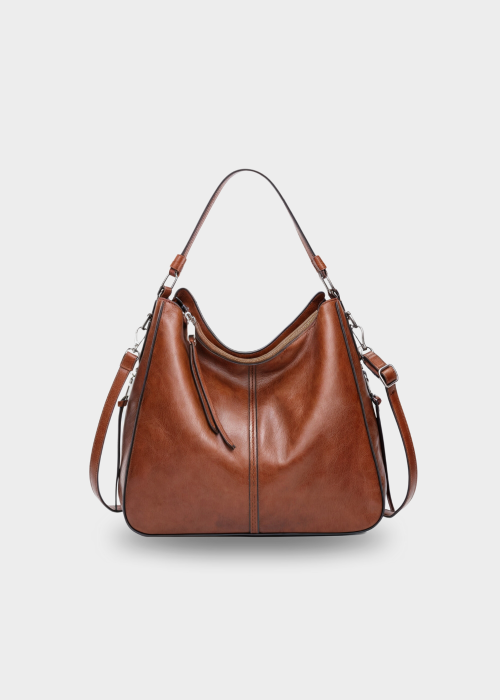 Bianca | Large Vegan Leather Shoulder Bag