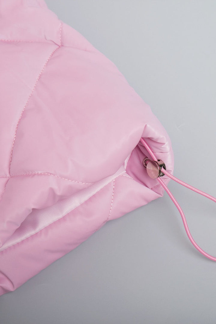 Loose Fit Quilted Cotton Jacket