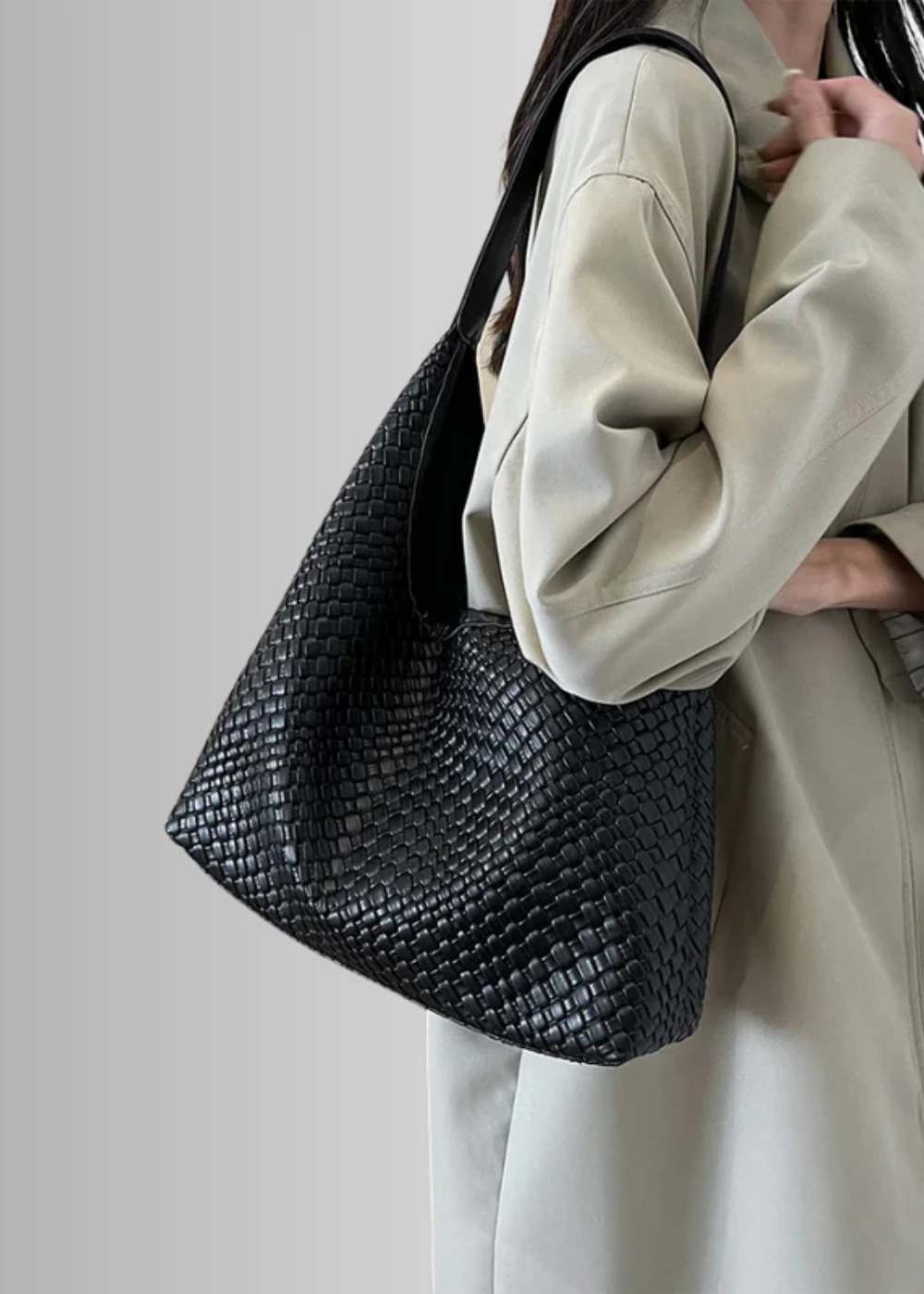 Romy | Braided Shoulder Bag with Pouch