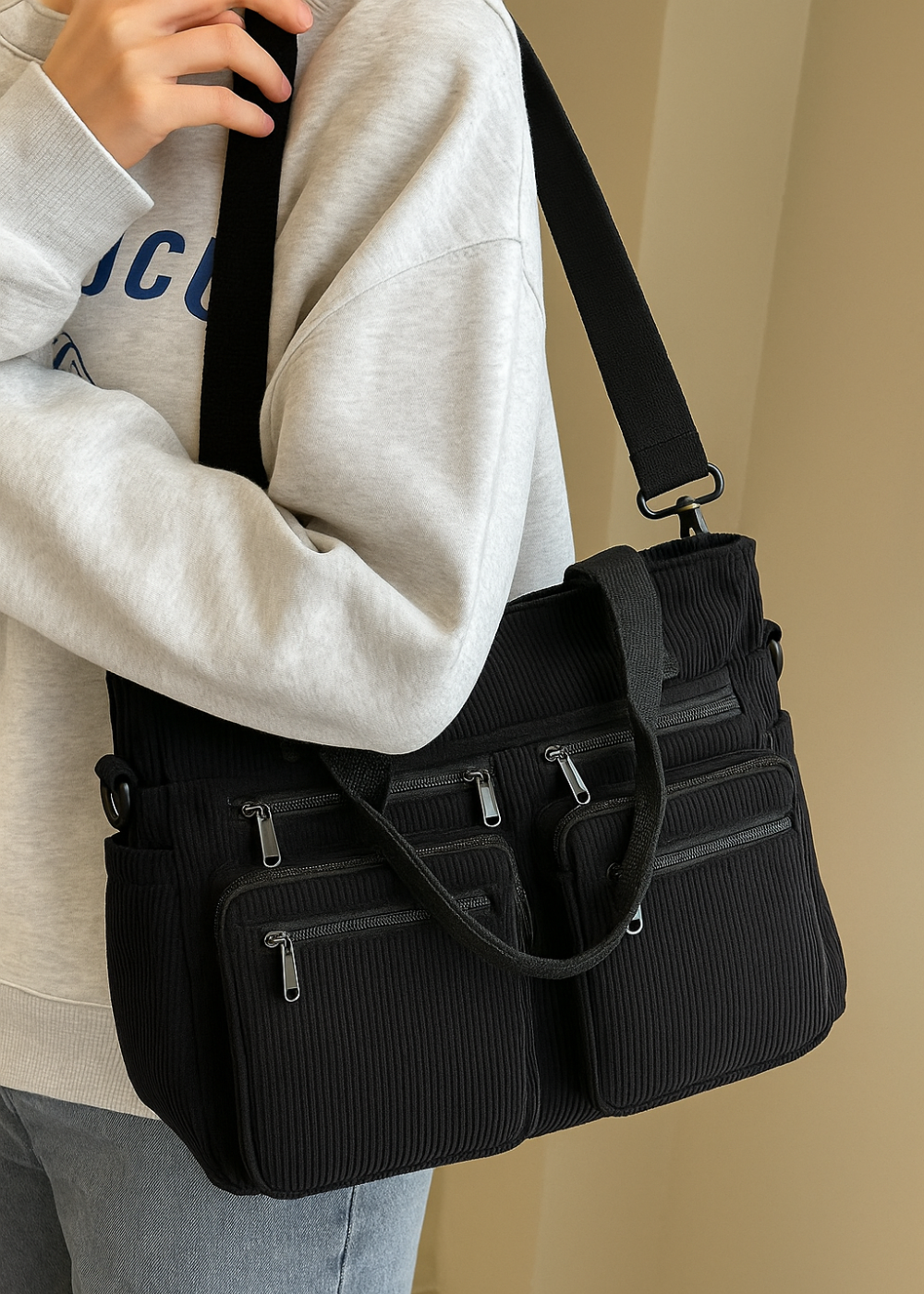 Cora Lane | Corduroy Everyday Bag