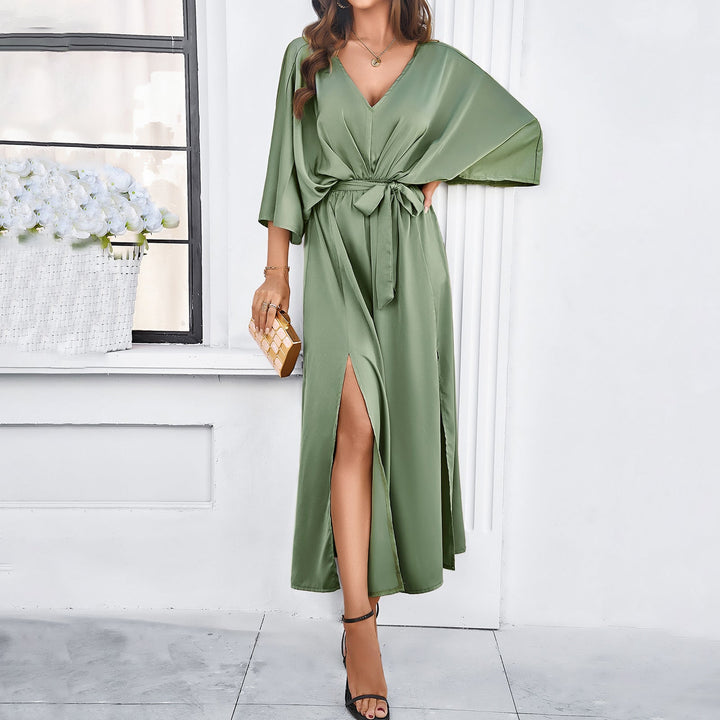 Blair | Batwing V-Neck Maxi Dress