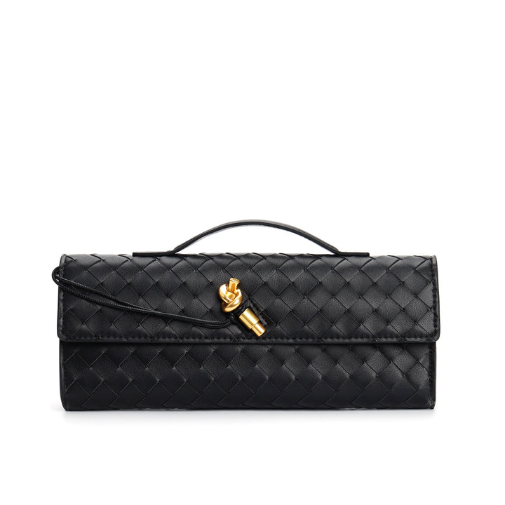 Elowen | Braided Leather Clutch