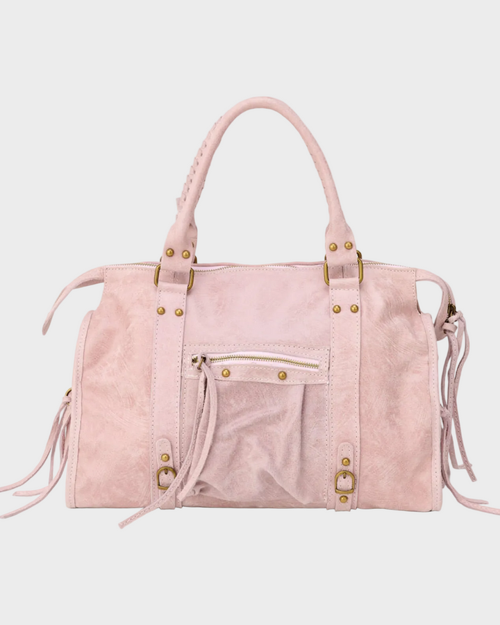 Fiora | Vanilla Pink Leather Tote