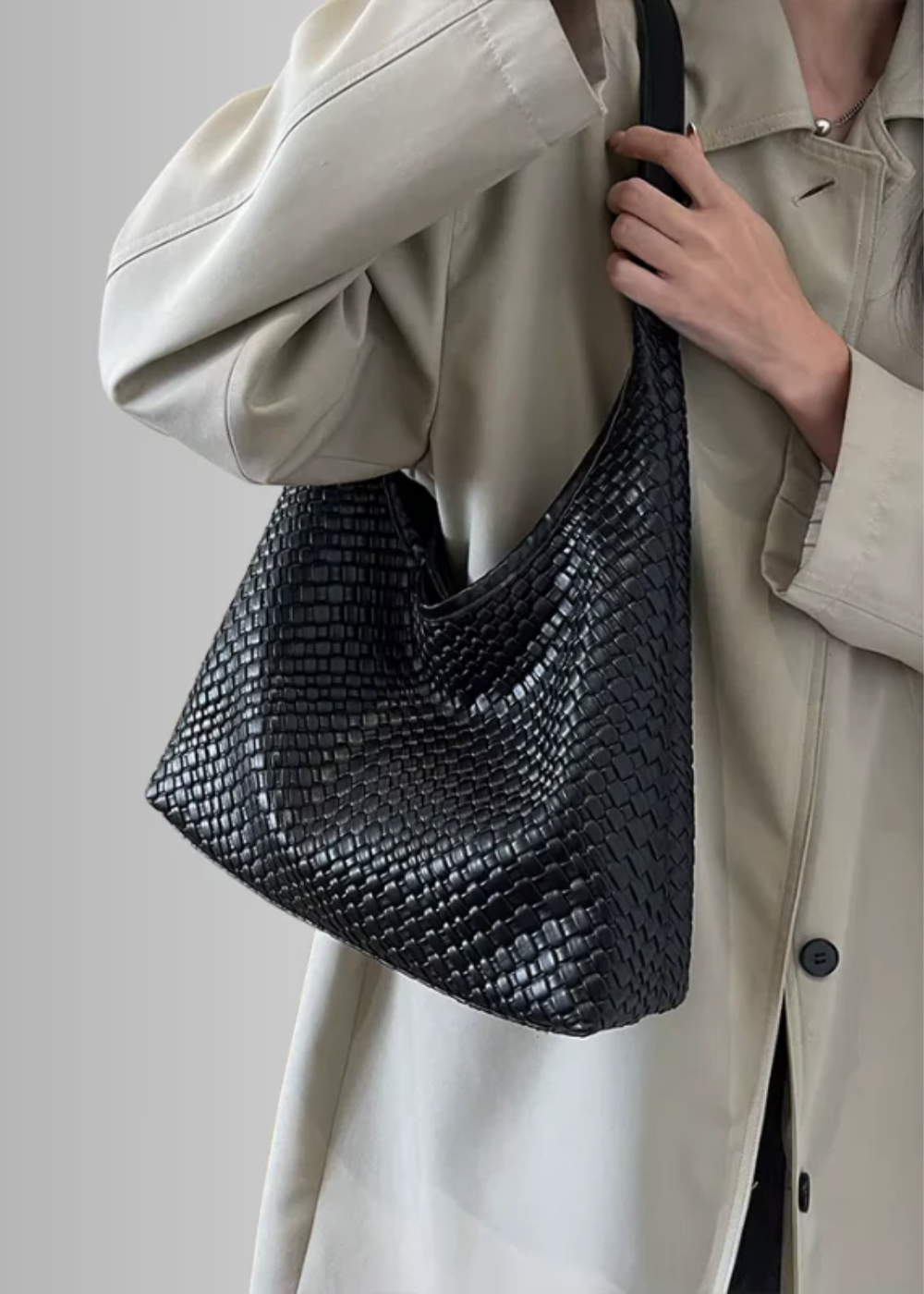 Romy | Braided Shoulder Bag with Pouch