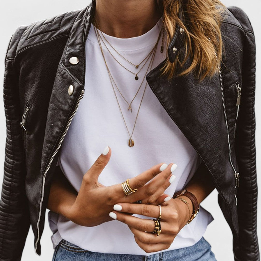 Women's Jacket | Zippered Pocket Accents
