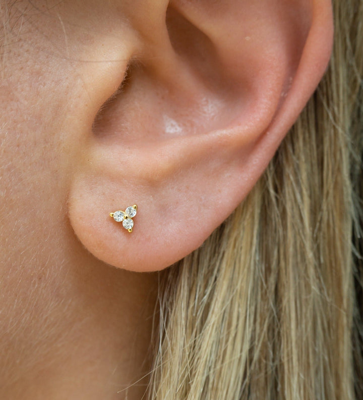 Amelia Studs | Gold