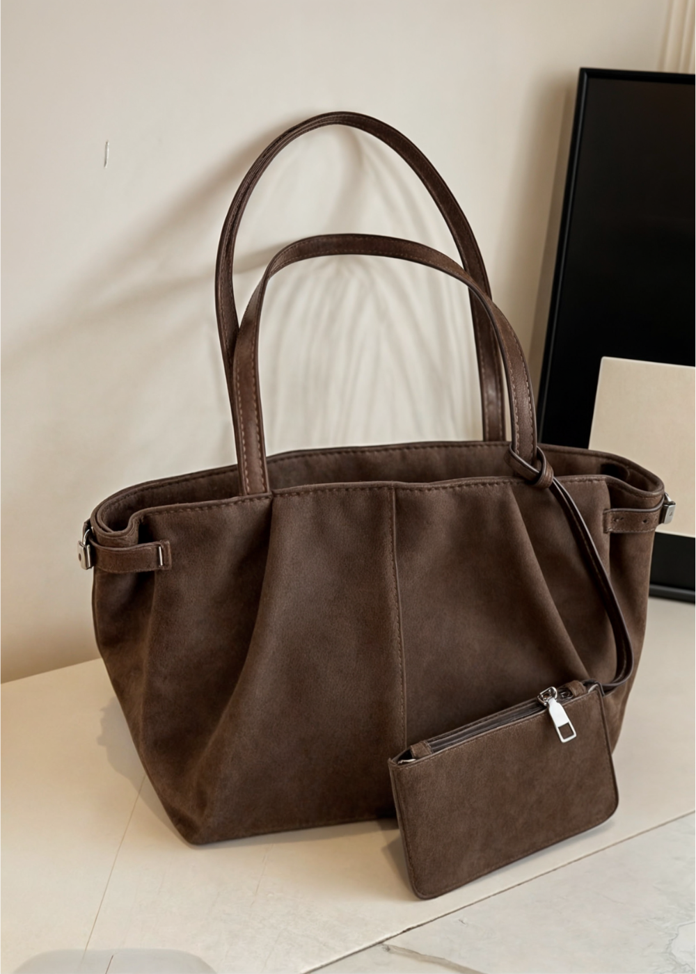 Allana | Soft Suede Shoulder Bag