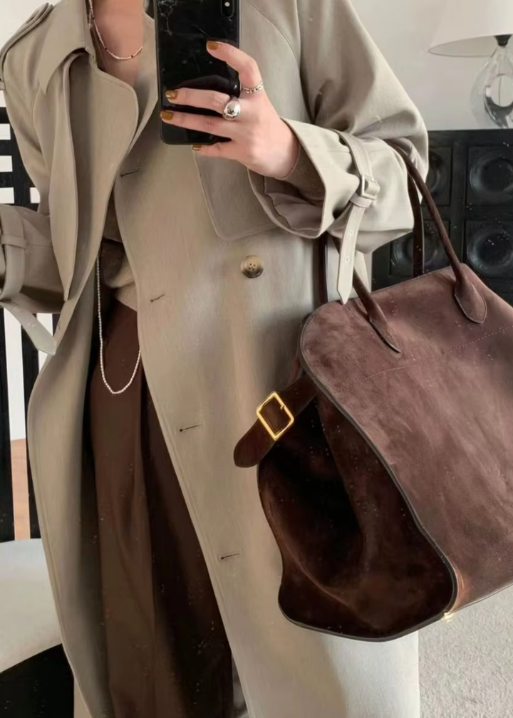 Aurora | Large Suede Work Bag