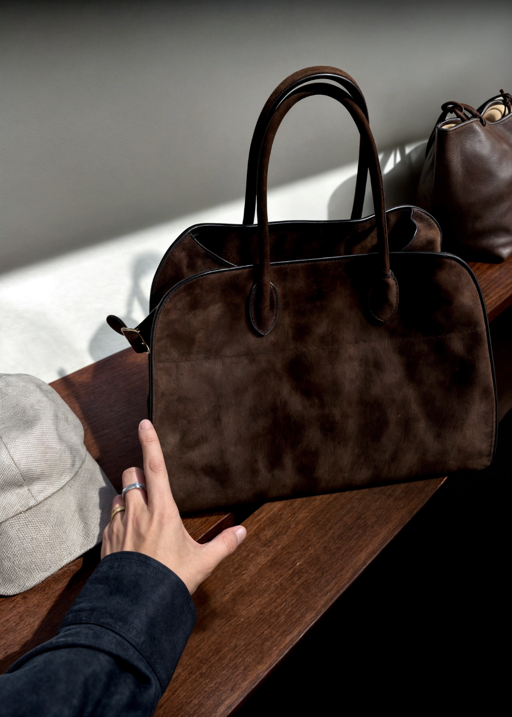 Aurora | Large Suede Work Bag