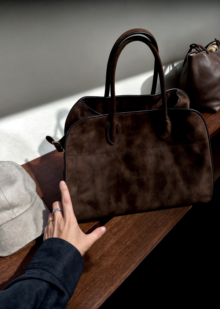 Aurora | Large Suede Work Bag