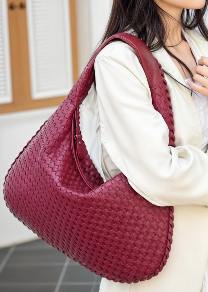 Bettina | Large Nappa Leather Handbag