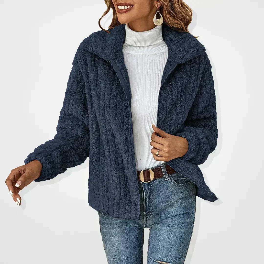Women’s Jacket | Zip Front Textured