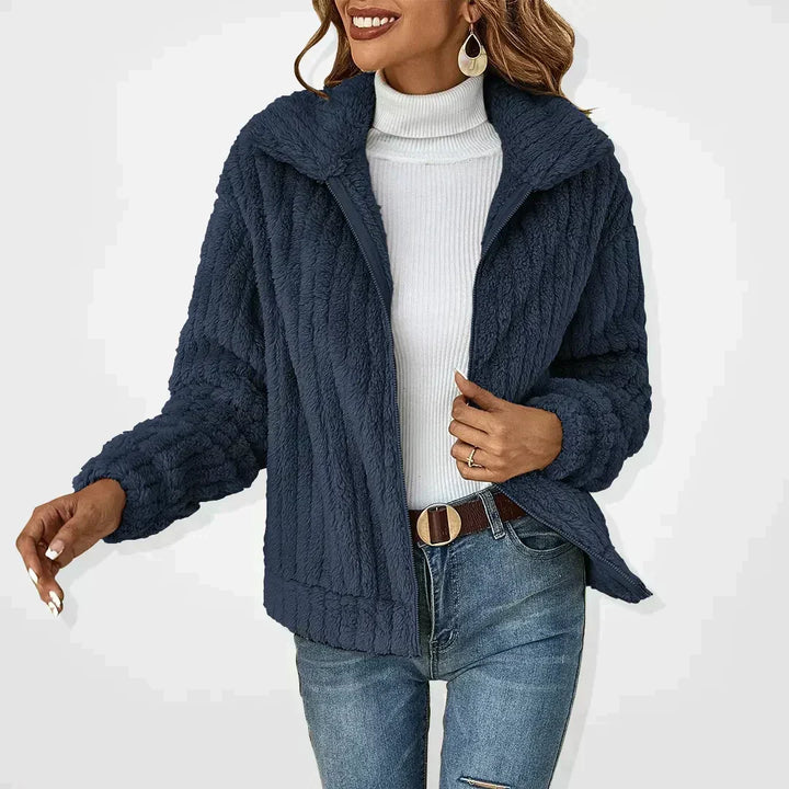 Women’s Jacket | Zip Front Textured