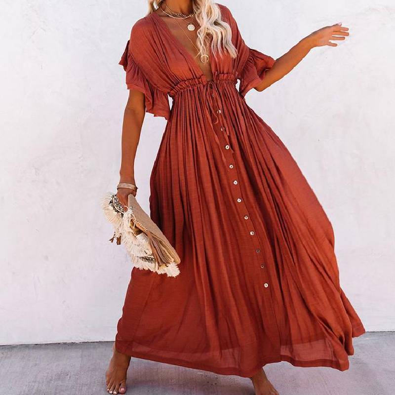 Skye | Boho Beach Maxi Dress