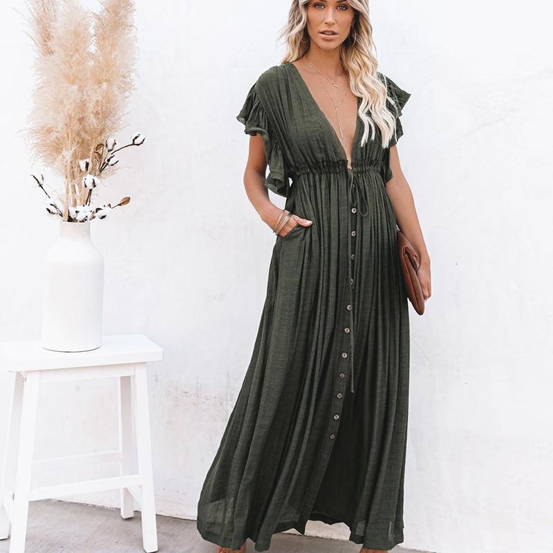Skye | Boho Beach Maxi Dress