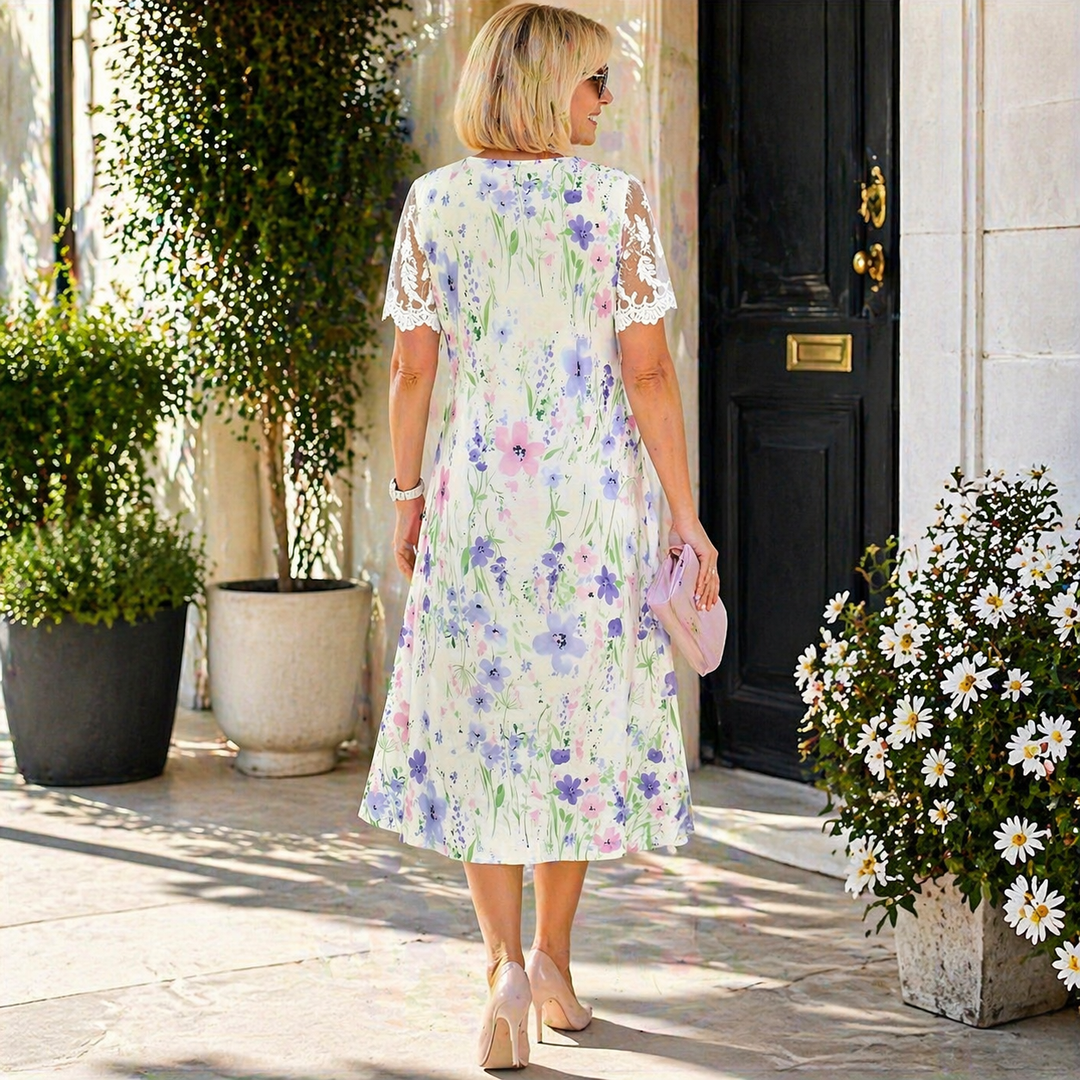 Patricia | Floral Lace Dress