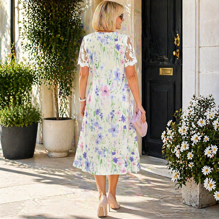 Patricia | Floral Lace Dress