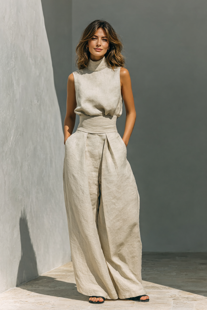 Maria | Minimalist Tank & Pants Set