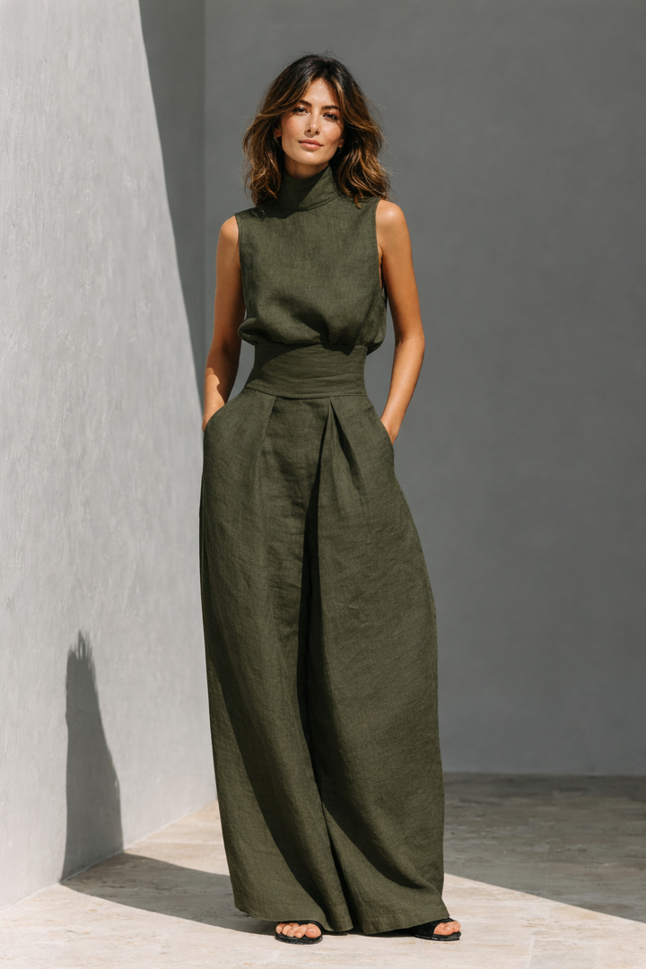 Maria | Minimalist Tank & Pants Set