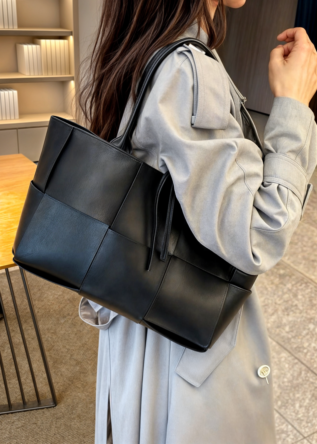 Malia | Braided Leather Handbag