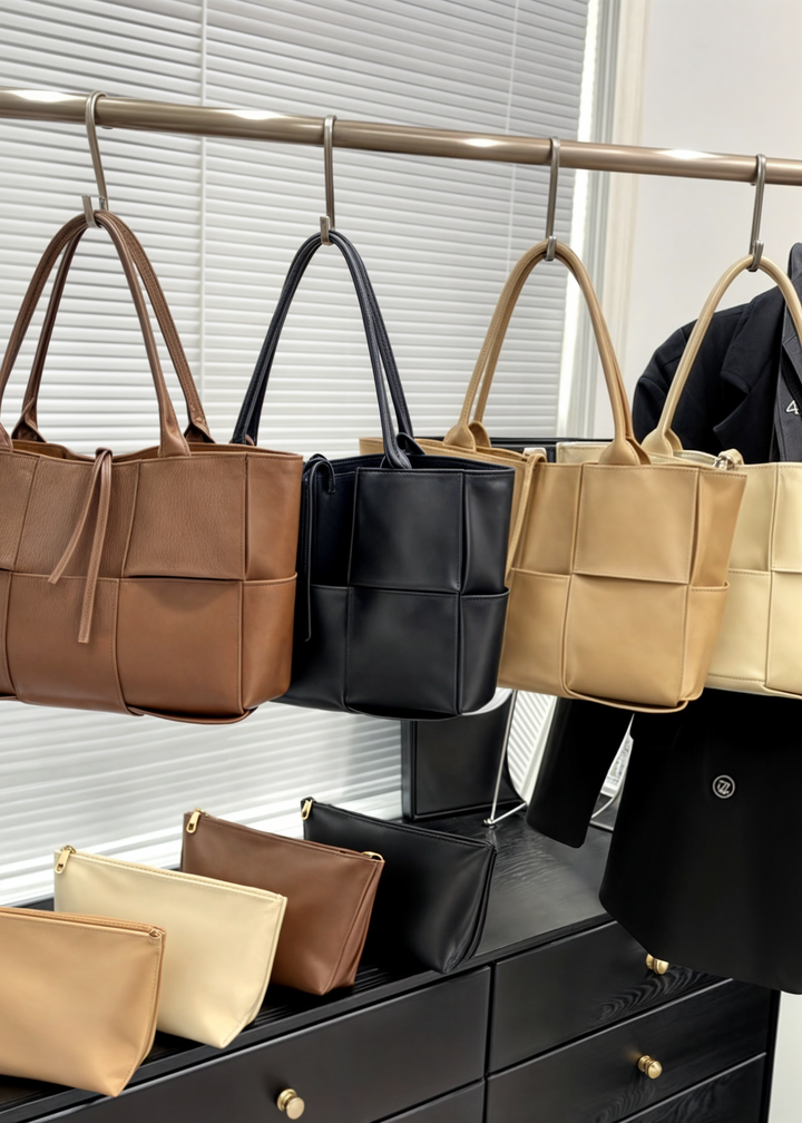 Malia | Braided Leather Handbag