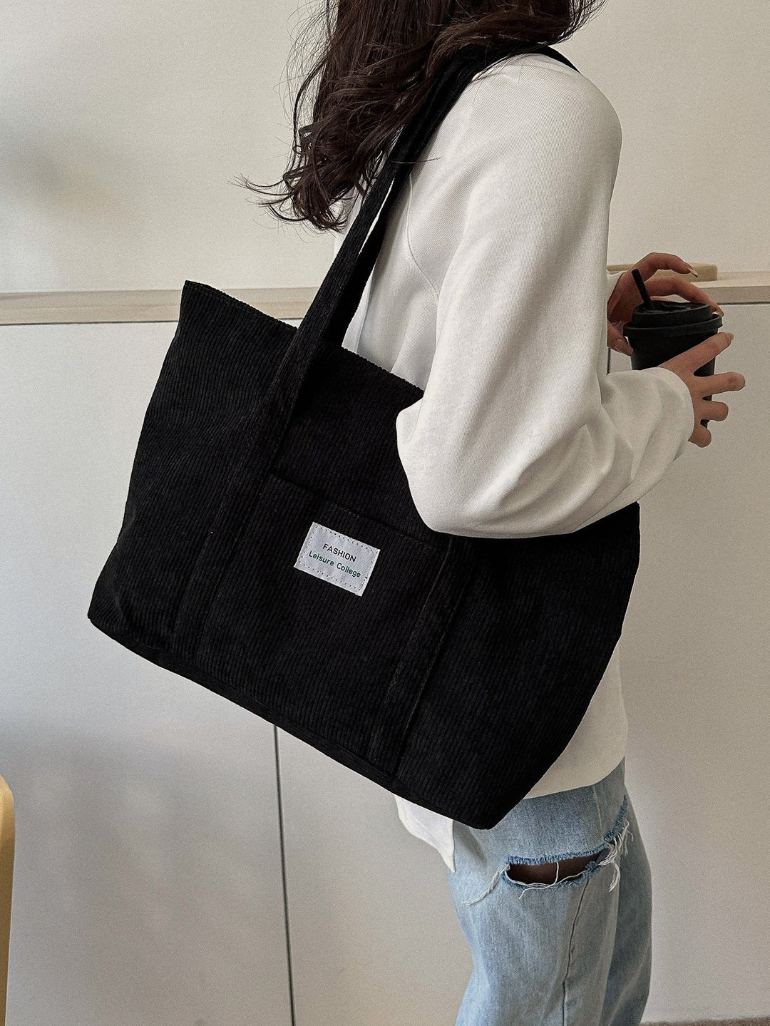 Fern | Large Corduroy Tote