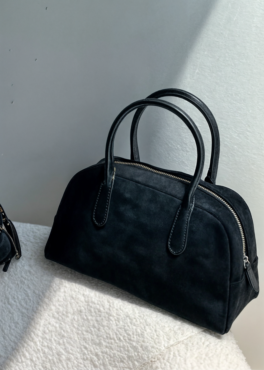 Ember | Small Suede Shoulder Bag