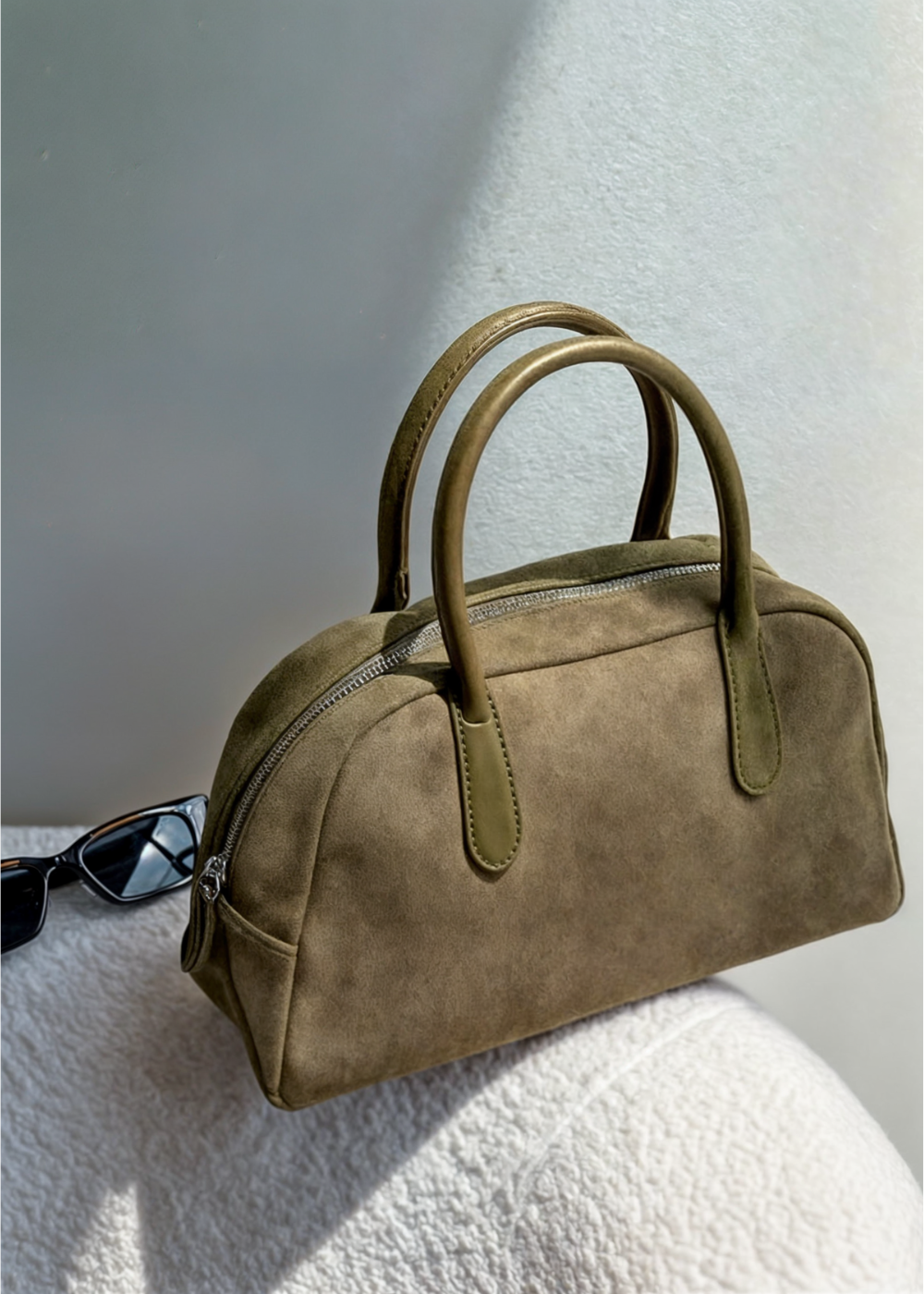 Ember | Small Suede Shoulder Bag