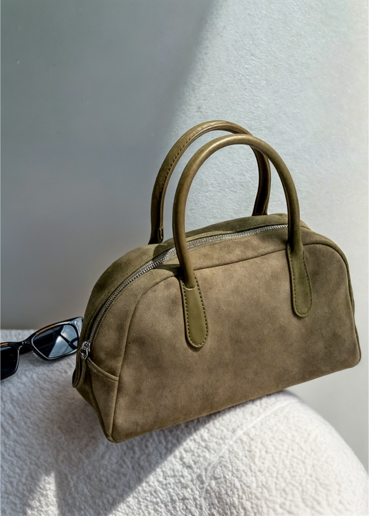 Ember | Small Suede Shoulder Bag