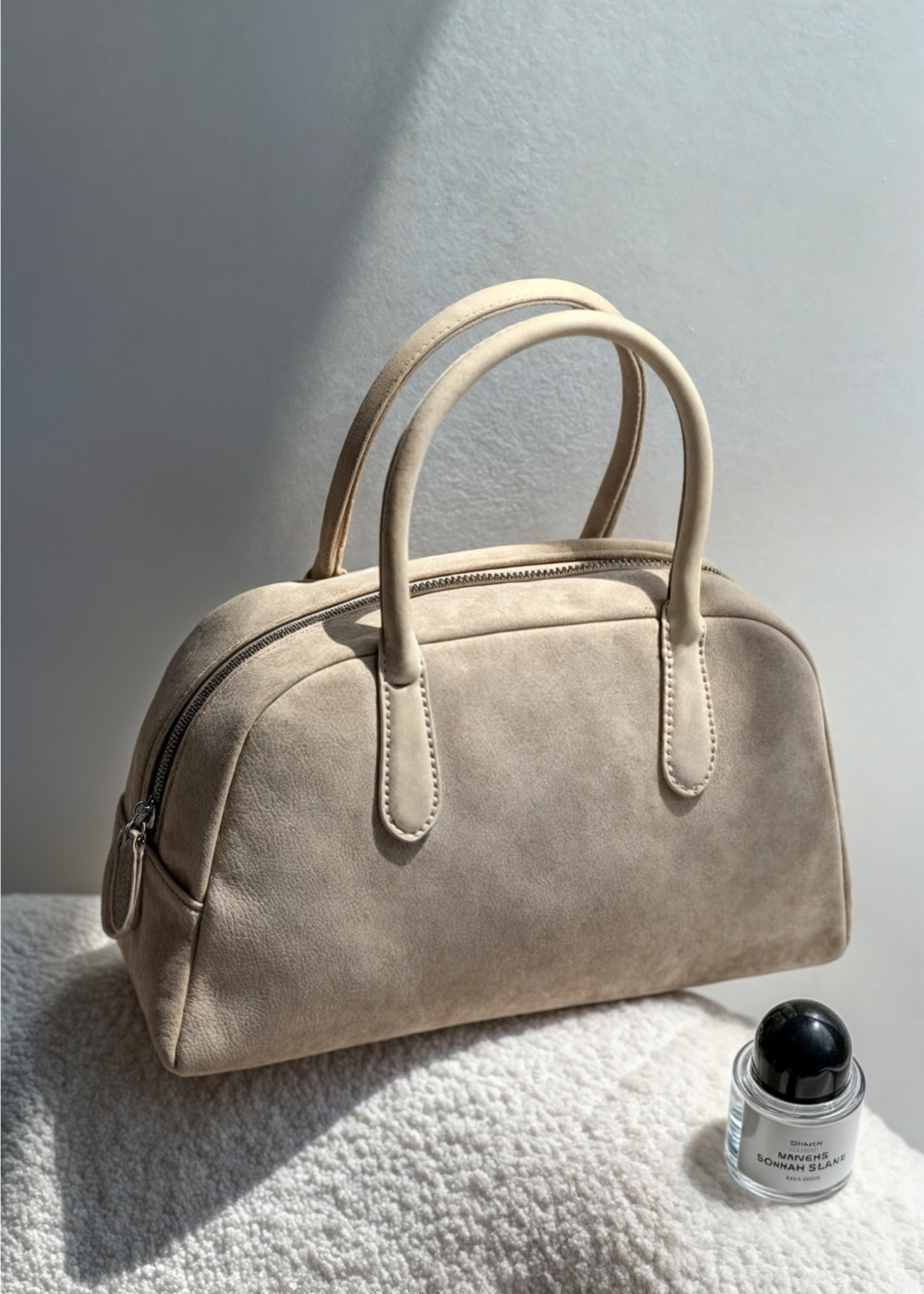 Ember | Small Suede Shoulder Bag