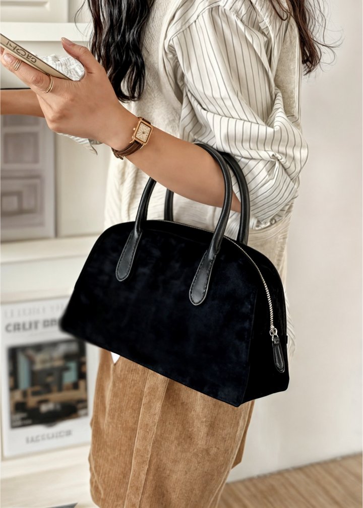 Ember | Small Suede Shoulder Bag