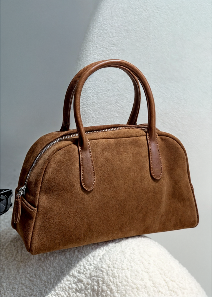 Ember | Small Suede Shoulder Bag