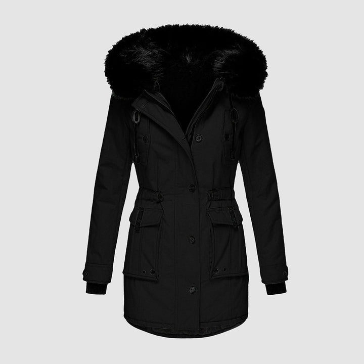 Frieda | Longline Winter Coat in Gold
