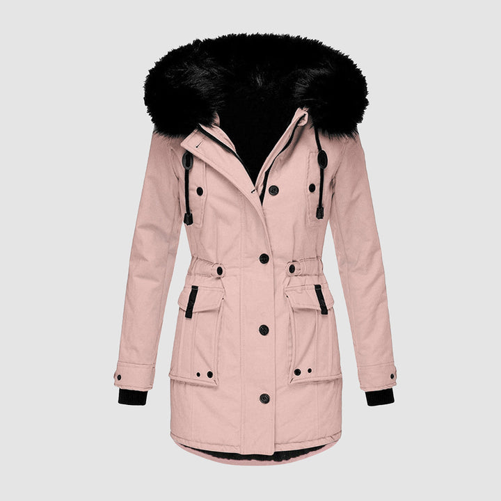 Frieda | Longline Winter Coat in Gold