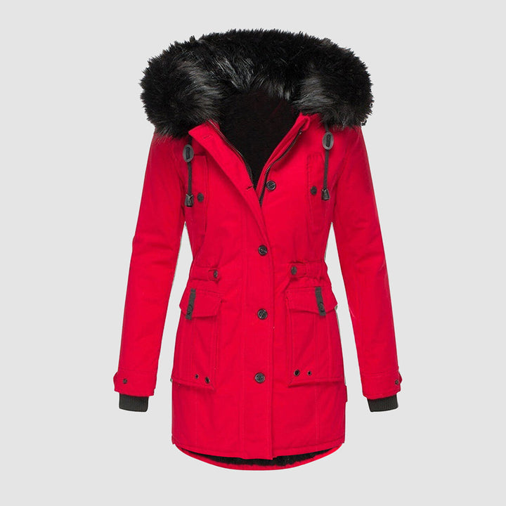 Frieda | Longline Winter Coat in Gold