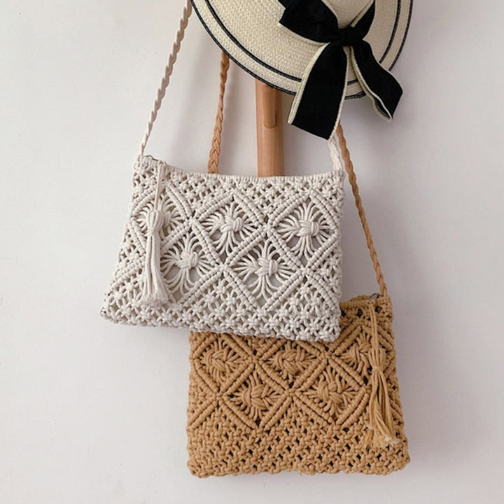 Gina | Handwoven Boho Shoulder Bag