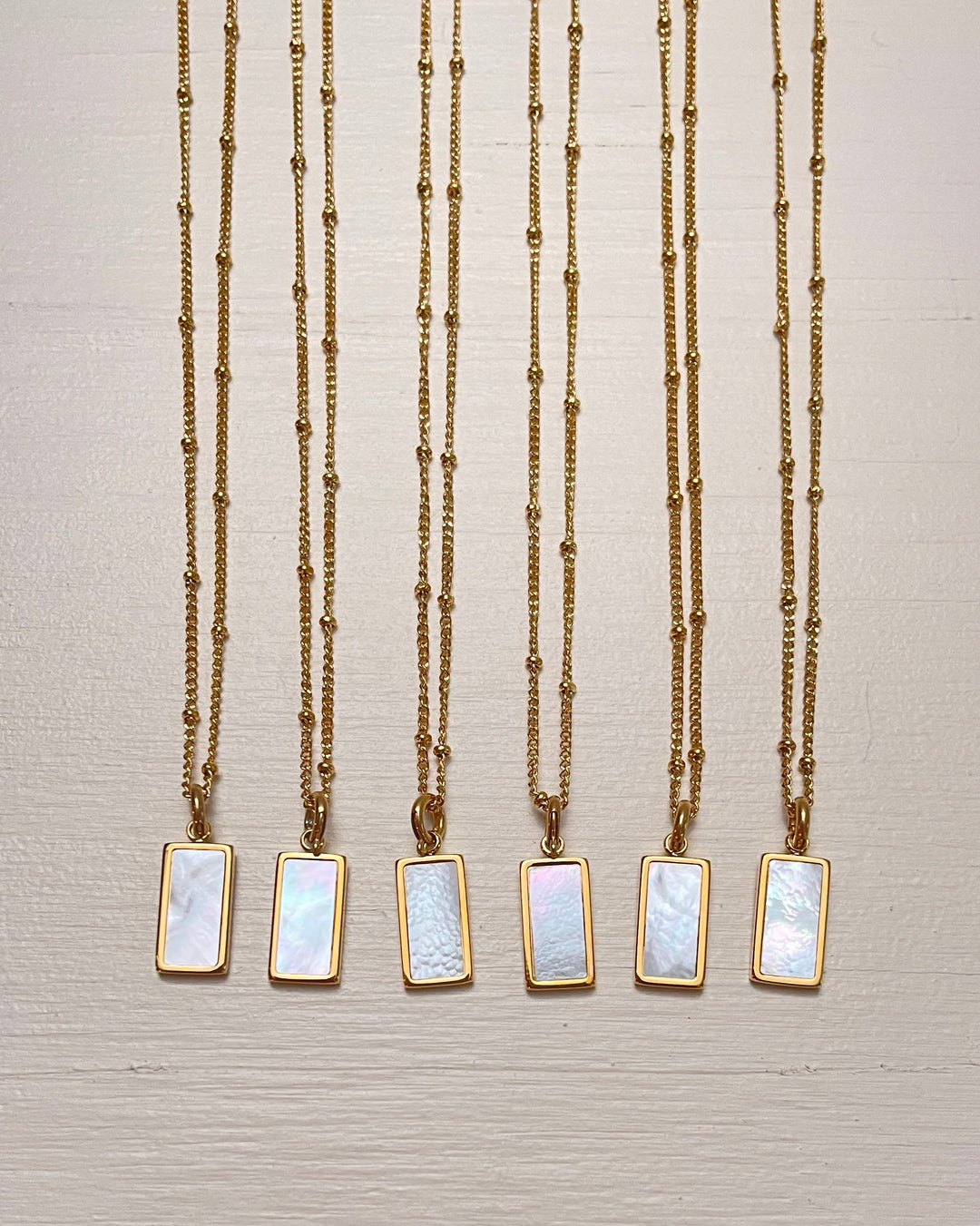 Camilia Necklace | White Shell