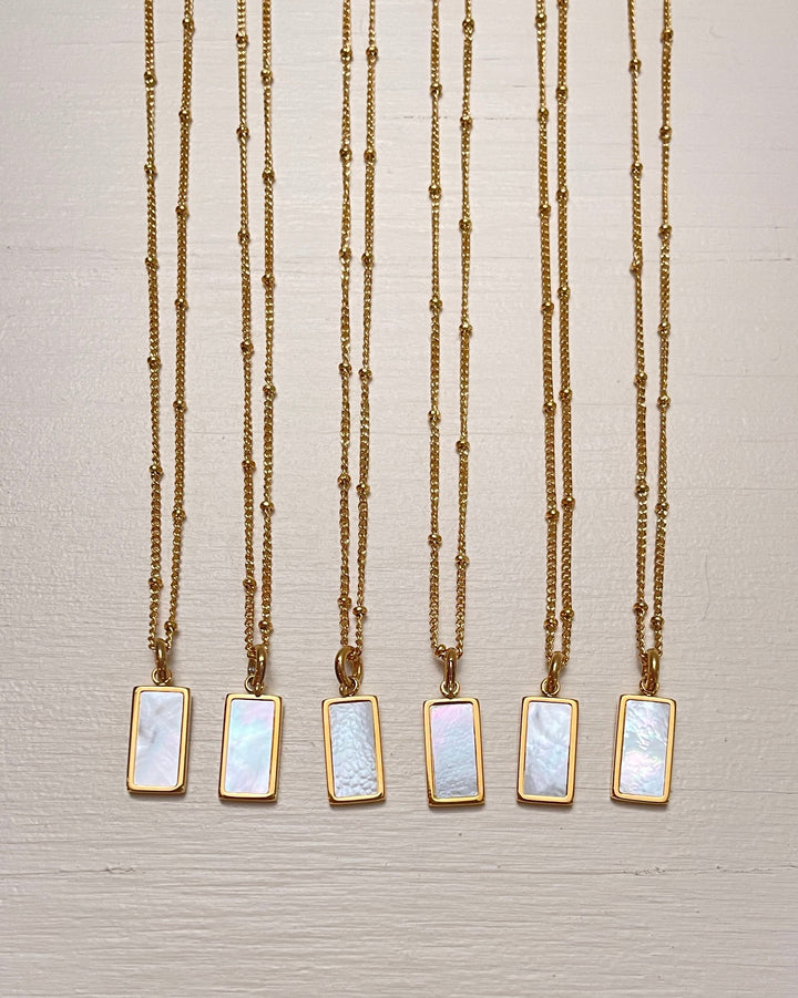 Camilia Necklace | White Shell