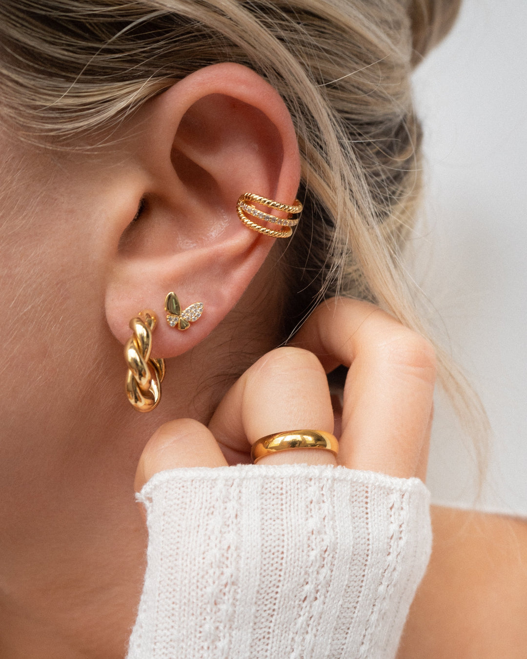 Vera Gold Hoops | Small