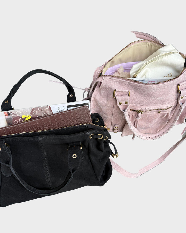 Fiora | Vanilla Pink Leather Tote