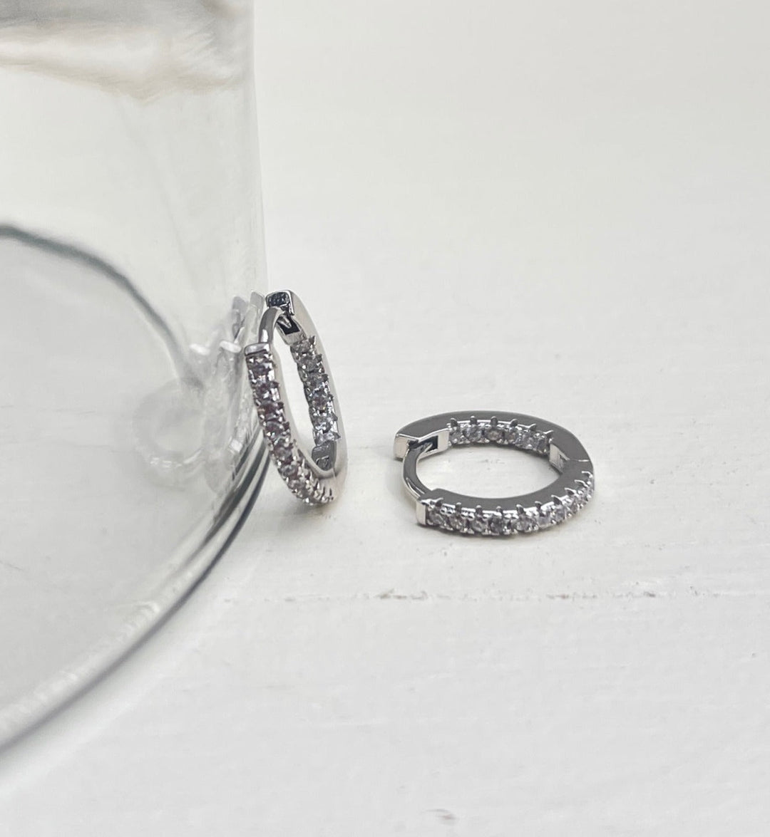 Willow Silver Hoops | Small