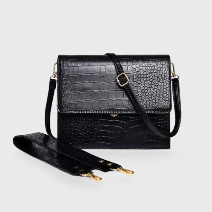 Cleo | Croc-Look Crossbody Bag
