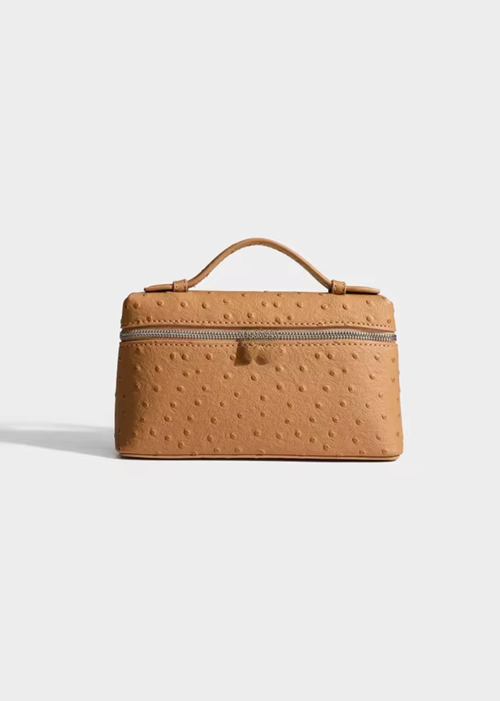 Irina | Ostrich-Embossed Sling Clutch