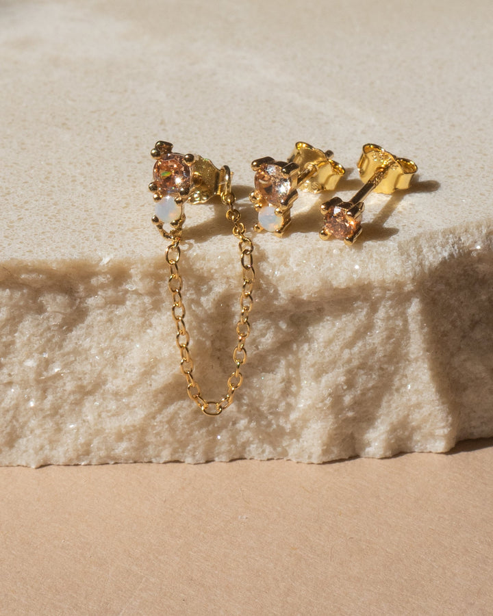 Alena Earring Set | Champagne