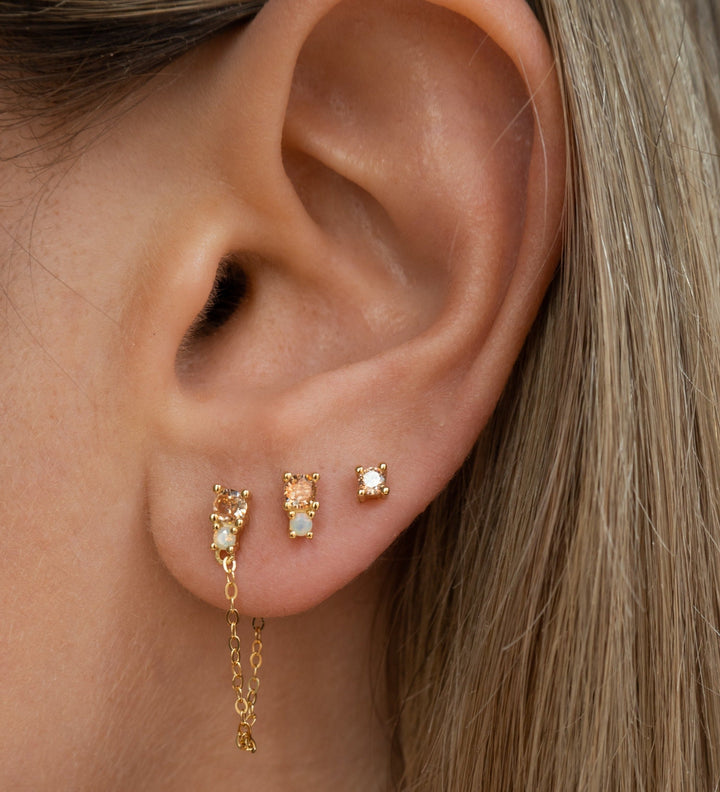 Alena Earring Set | Champagne