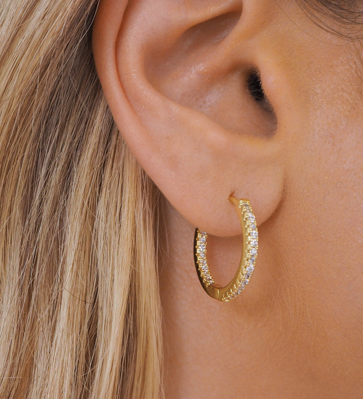 Willow Gold Hoops | Medium