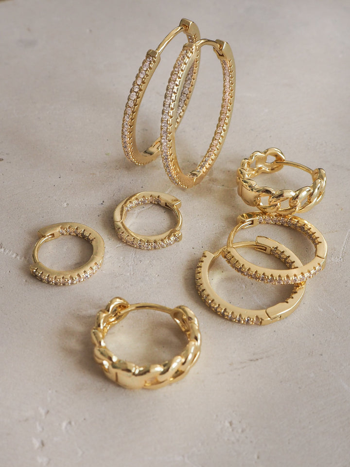 Willow Gold Hoops | Large